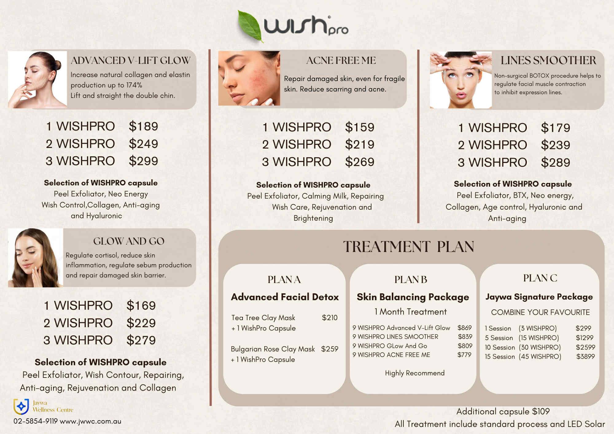 pricing and deetails of Jaywa Wellness Centre Dubbo